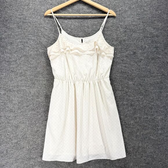 LC Lauren Conrad Dresses & Skirts - LC Lauren Conrad Dress Women 6 White Sheath Midi Sleeveless Lined Rhinestone